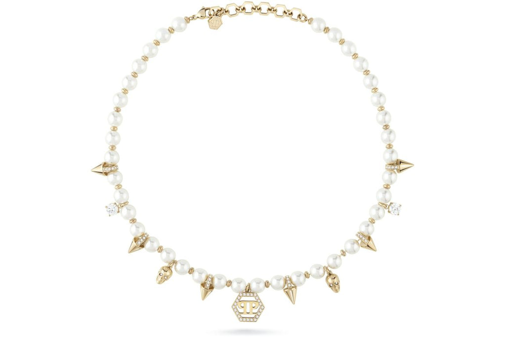 Philipp Plein Rhapsody Crystal Necklace Gold